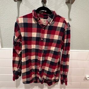 Redhead | Men’s Red white and Navy plaid flannel size medium